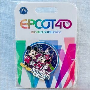 EPCOT 40th Anniversary World Showcase - American Adventure Pin